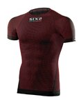 SIX2 Tricou de ciclism cu mânecă scurtă - TS1 II - bordo