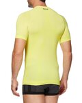 SIX2 Tricou de ciclism cu mânecă scurtă - TS1 II - galben