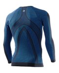 SIX2 Tricou de ciclism cu mânecă lungă - TS2 II - albastru