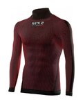 SIX2 Tricou de ciclism cu mânecă lungă - TS2 II - bordo