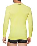SIX2 Tricou de ciclism cu mânecă lungă - TS2 II - galben