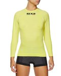 SIX2 Tricou de ciclism cu mânecă lungă - TS2 II - galben