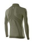 SIX2 Tricou de ciclism cu mânecă lungă - TS3 II - verde