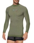 SIX2 Tricou de ciclism cu mânecă lungă - TS3 II - verde