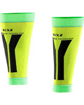 SIX2 Încălzitoare de genunchi pentru ciclism - CALF - galben/verde