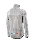SIX2 Jachetă rezistentă la vânt de ciclism - GHOST - negru/transparent