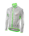 SIX2 Jachetă rezistentă la vânt de ciclism - GHOST - transparent/verde