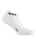 SIX2 Șosete de gleznă de ciclism - FANT S - alb
