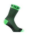 SIX2 Șosete clasice de ciclism - COMP SHO - verde/negru