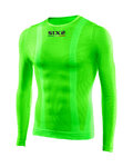 SIX2 Tricou de ciclism cu mânecă lungă - TS2 C - verde