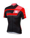 SPORTFUL Tricou de ciclism cu mânecă scurtă - GRUPPETTO PRO TEAM - negru/roșu