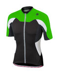 SPORTFUL Tricou de ciclism cu mânecă scurtă - CRANK - verde/negru