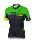 SPORTFUL Tricou de ciclism cu mânecă scurtă - SC TEAM - negru/verde