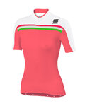 SPORTFUL Tricou de ciclism cu mânecă scurtă - ALLURE LADY - roz/alb