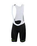 SPORTFUL Pantaloni scurți de ciclism cu bretele - GIRO - verde/negru