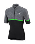 SPORTFUL Tricou de ciclism cu mânecă scurtă - GIARA - gri/verde/negru