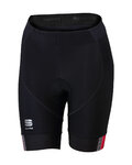 SPORTFUL Pantaloni scurți de ciclism fără bretele - BODYFIT PRO LADY - negru