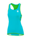 SPORTFUL Maiou de ciclism - STELLA LADY - turcoaz/verde