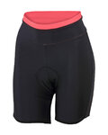 SPORTFUL Pantaloni scurți de ciclism fără bretele - STELLA LADY - negru/roz
