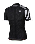 SPORTFUL Tricou de ciclism cu mânecă scurtă - PRISM - alb/negru