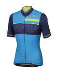SPORTFUL Tricou de ciclism cu mânecă scurtă - SQUADRA CORSE - galben/albastru/albastru deschis