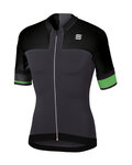 SPORTFUL Tricou de ciclism cu mânecă scurtă - STRIKE - verde/gri/negru
