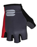 SPORTFUL Mănuși de ciclism fără degete - BODYFIT PRO - roșu/gri