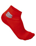 SPORTFUL Șosete de gleznă de ciclism - RIDE 6 - roșu