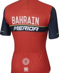 SPORTFUL Tricou de ciclism cu mânecă scurtă - BAHRAIN MERIDA 2017 - roșu/negru