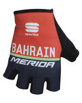 SPORTFUL Mănuși de ciclism fără degete - BAHRAIN MERIDA 2017 - negru/roșu