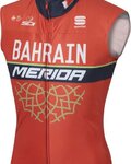 SPORTFUL Vestă de ciclism - BAHRAIN MERIDA 2017 - negru/roșu
