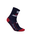 SPORTFUL Șosete clasice de ciclism - BAHRAIN MERIDA 2018 - roșu/albastru