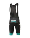 SPORTFUL Pantaloni scurți de ciclism cu bretele - BORA HANSGROHE 2020 - negru/verde
