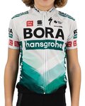 SPORTFUL Tricou de ciclism cu mânecă scurtă - BORA 2021 KIDS BOH - verde/gri