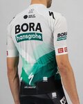 SPORTFUL Tricou de ciclism cu mânecă scurtă - BORA HANSGROHE 2021 - gri/verde