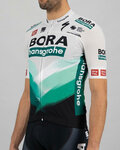 SPORTFUL Tricou de ciclism cu mânecă scurtă - BORA HANSGROHE 2021 - gri/verde