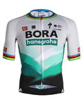 SPORTFUL Tricou de ciclism cu mânecă scurtă - BORA HANSGROHE 2021 - gri/verde