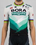 SPORTFUL Tricou de ciclism cu mânecă scurtă - BORA HANSGROHE 2021 - gri/verde