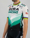 SPORTFUL Tricou de ciclism cu mânecă scurtă - BORA HANSGROHE 2021 - gri/verde