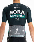SPORTFUL Tricou de ciclism cu mânecă scurtă - BORA HANSGROHE 2021 - verde/negru