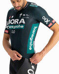 SPORTFUL Tricou de ciclism cu mânecă scurtă - BORA HANSGROHE 2021 - verde/negru