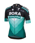 SPORTFUL Tricou de ciclism cu mânecă scurtă - BORA HANSGROHE 2019 - negru/verde