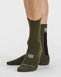 SPORTFUL Șosete clasice de ciclism - MERINO WOOL 18 - verde