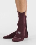 SPORTFUL Șosete clasice de ciclism - MERINO WOOL 18 - bordo