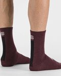 SPORTFUL Șosete clasice de ciclism - MERINO WOOL 18 - bordo