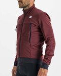 SPORTFUL Jachetă termoizolantă de ciclism - FIANDRE WARM - bordo