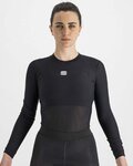SPORTFUL Tricou de ciclism cu mânecă lungă - BODYFIT PRO WOMAN - negru