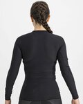 SPORTFUL Tricou de ciclism cu mânecă lungă - BODYFIT PRO WOMAN - negru