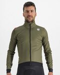 SPORTFUL Jachetă rezistentă la vânt de ciclism - FIANDRE PRO MEDIUM - verde/negru