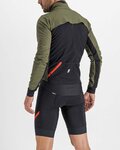 SPORTFUL Jachetă rezistentă la vânt de ciclism - FIANDRE PRO MEDIUM - verde/negru